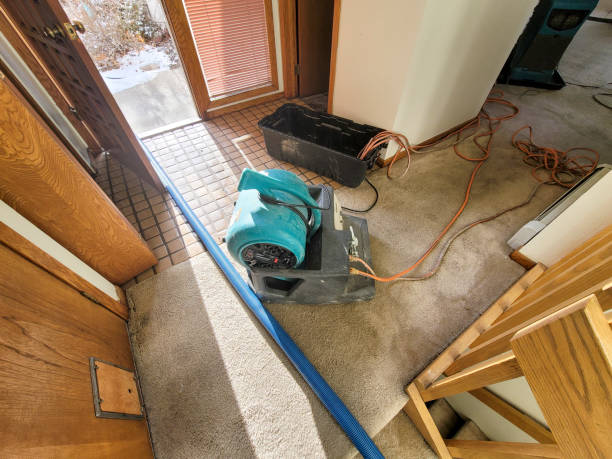 Water damage restoration process in NC